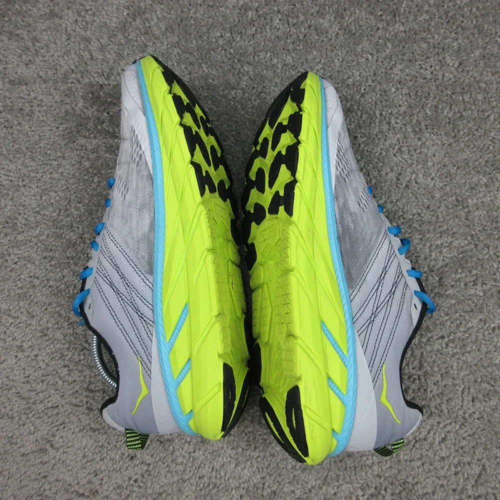 Hoka One One Sneakers Mens Size 10 US Clifton 6 Gray Green Blue Shoes Trainers